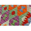 Turkish Bohemian Riva Hand-Woven Kilim Runner - 2'11'' X 9'9''