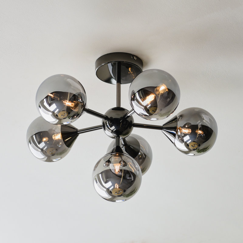 Jaxon Glass Semi Flush Mount