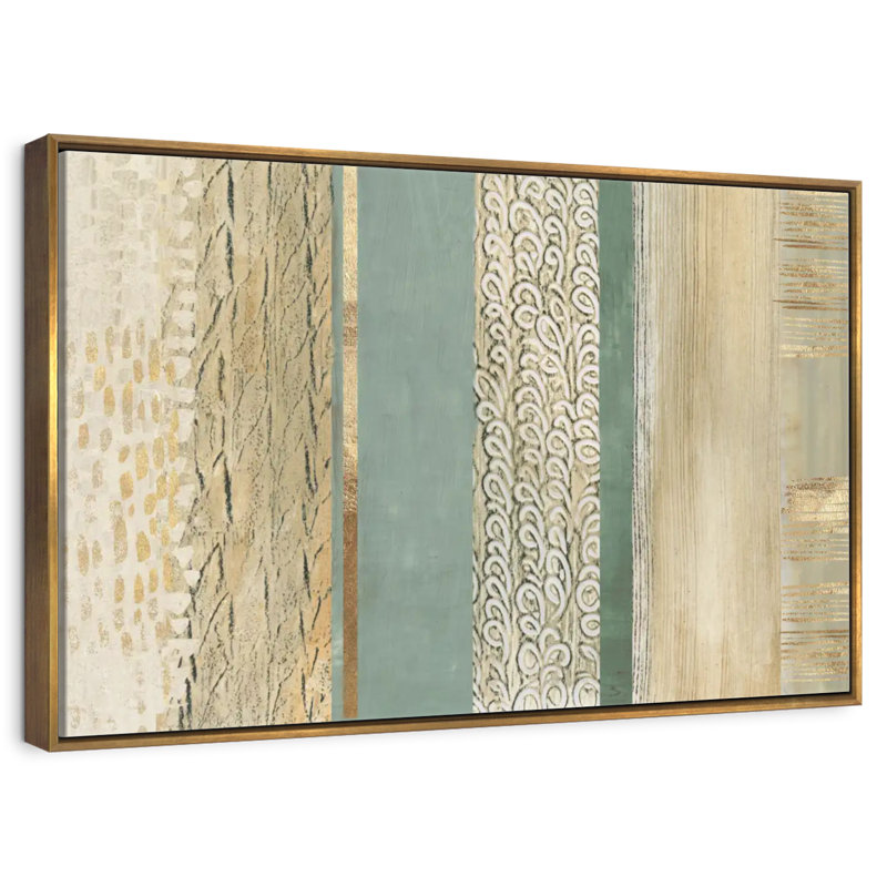 Placidité, Cadre flottant doré, 13 po x 9 po