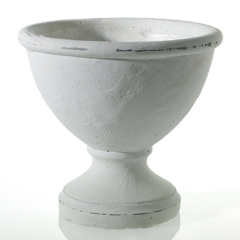 Vase de table en céramique fabriqué à la main, H 9 po x l 9,75 po x P 9,75 po