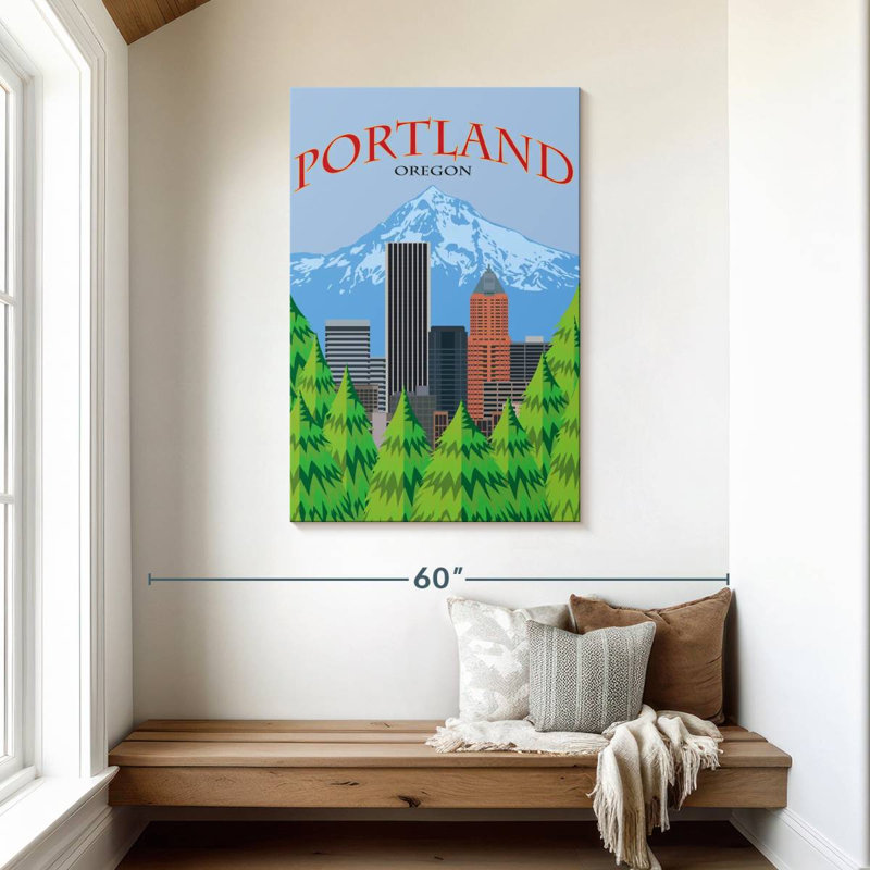 Sireci Portland Poster, 45" H x 30" W
