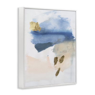 «Blue & Blush Ombre», art de la giclée encadrée par Victoria Barnes