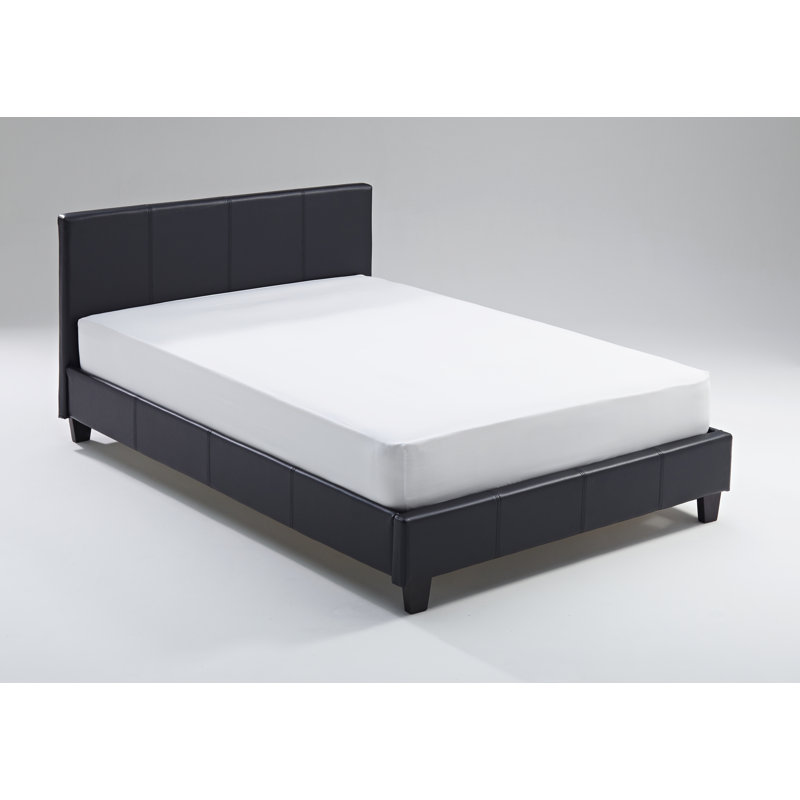 Upholstered Bed, Black, Kingsize (5')