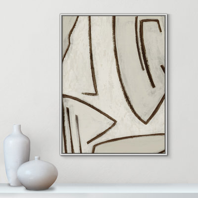 «Line Work II», reproduction encadrée sur toile