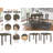 35.5" Square Counter Height Dining Table-122441583