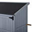 Grande remise de jardin 60,6 x 19,3 x 71,6 pouces avec toit imperméable-136660162