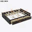 Structure de lit plateforme en bois avec 6 tiroirs -226452700