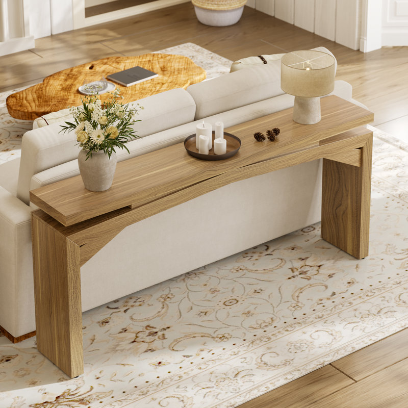  Console de 70 po de longueur, Brun