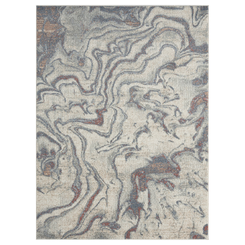 Nedry Oriental Indoor Rug, Rectangle 5'3" x 7'6"