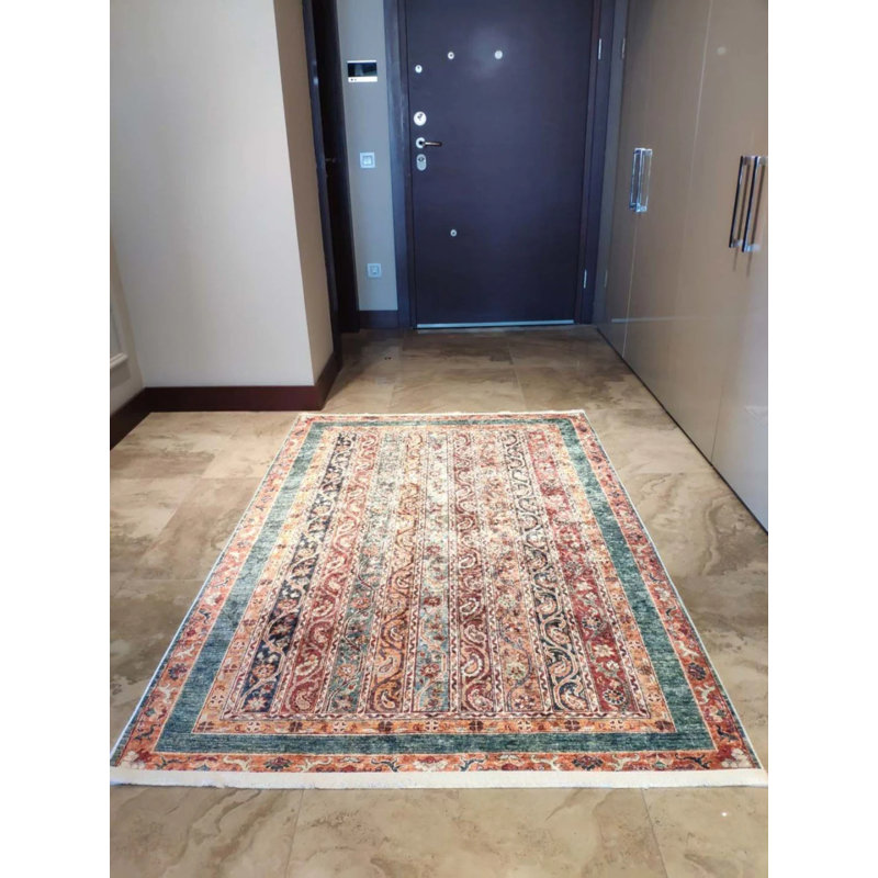 Tapis mathaï avec envers antidérapant, Tapis de couloir 2 pi 7 po x 8 pi 2 po