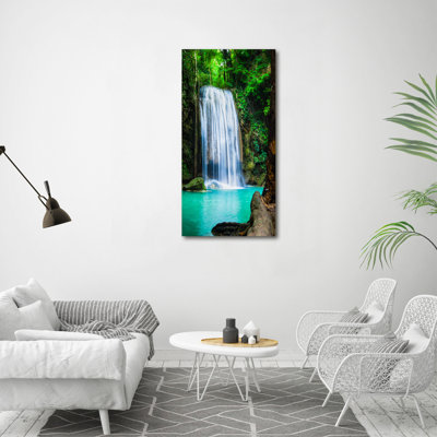 Waterfall - Wrapped Canvas Print