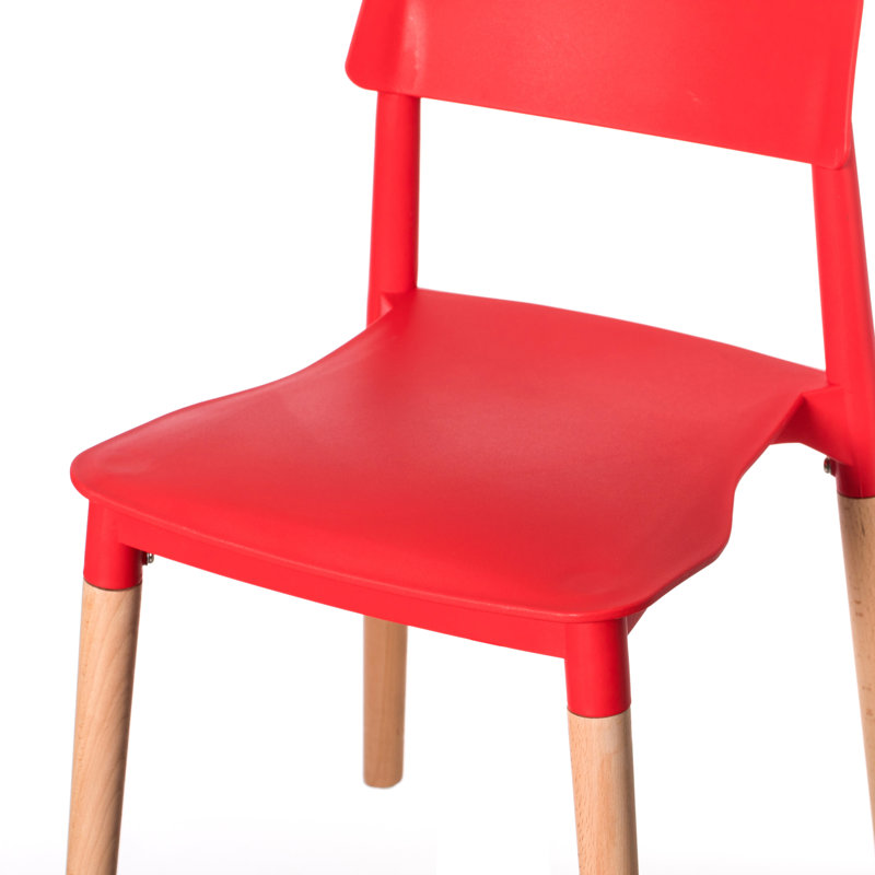 Baleskie 17.75'' H Side Chair, Red, 1