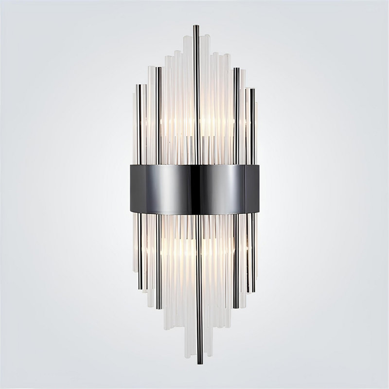 Lali -Modern Picture Wall Light – Glass Sconce with E14 Bulb Fixture for Bedroom & Living Room-45cm