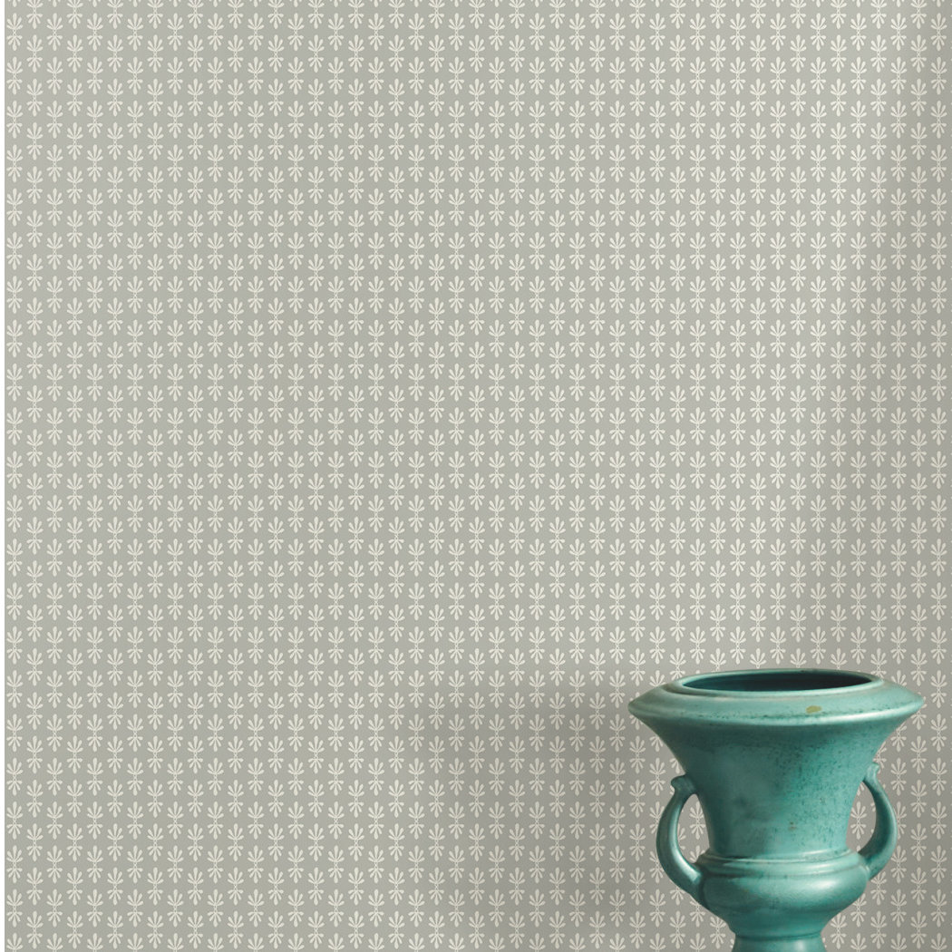 Petal Wallpaper Double Roll, Mint