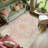 Vintage Area Rug Washable Non Slip Bohemian Moroccan Living Room Carpet-1932630146