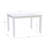 Gapland 5 Piece 48" Solid Wood Lattice Back Dining Set-1014577751