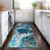 Washable Abstract Indoor / Outdoor Rug