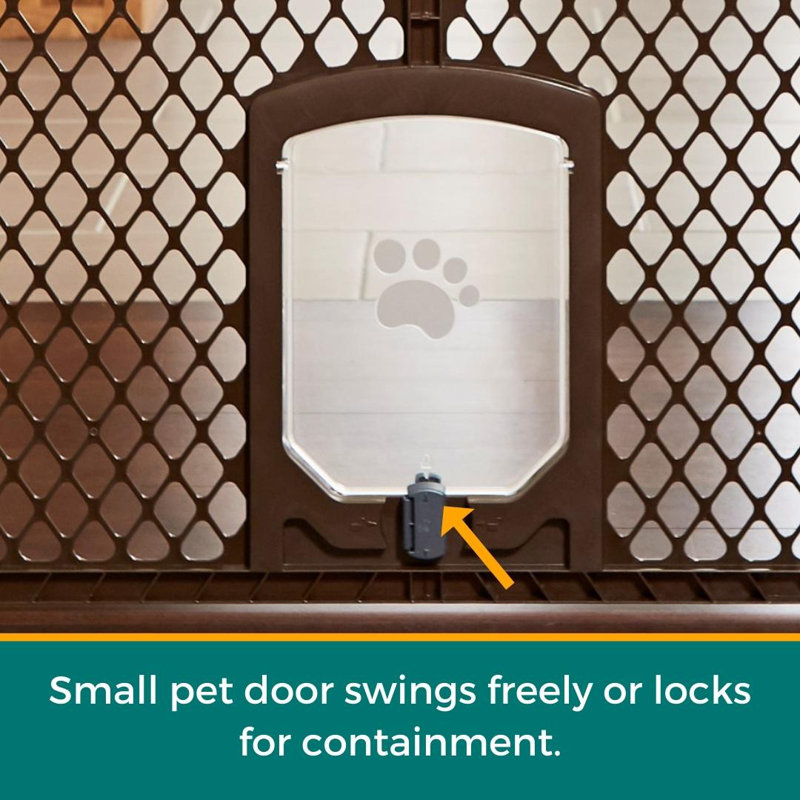 EXTRA-WIDE BARRIER WITH PET PASSAGE