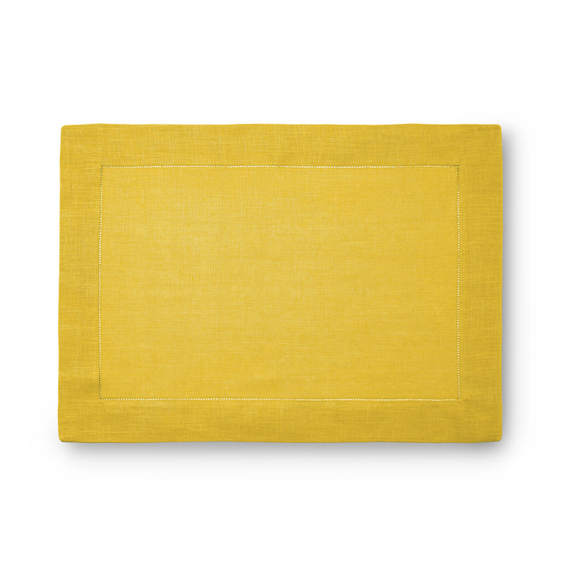 Festival Linen Rectangle Placemats, Sunflower