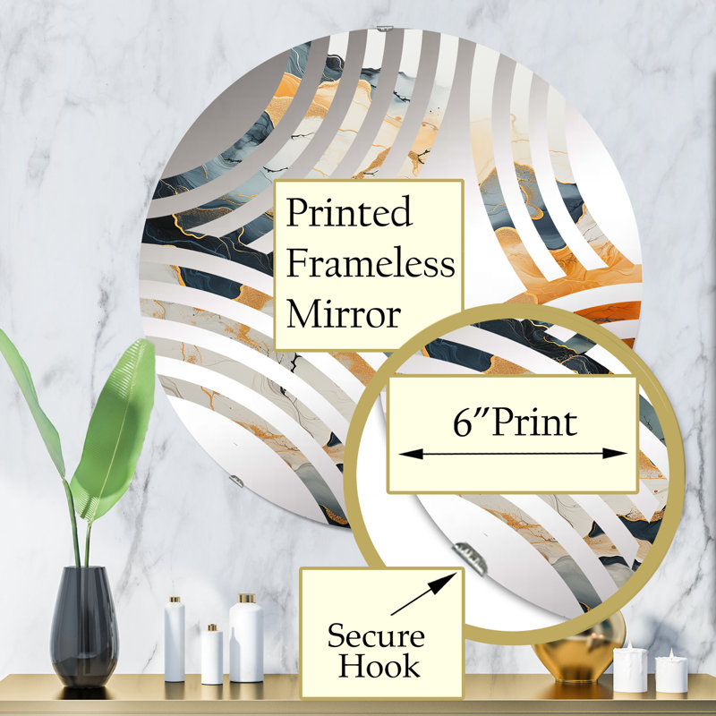 Circle Mirror, 31.4" x 31.4"