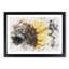 Yellow Sunflower Rising Watercolour - Framed Print-56882216-56882219