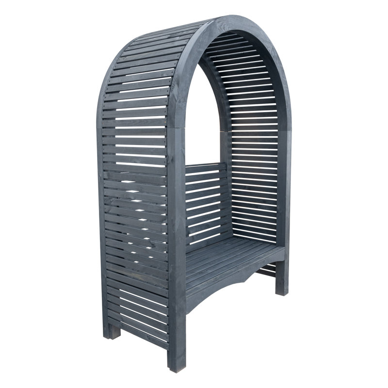 Grange Contemporary Arbour Bench, Black