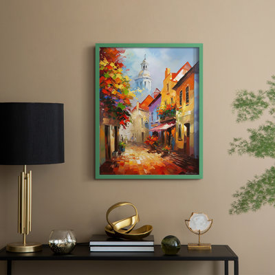 LANDSCAPES Series CCLXXX Framed Print - Solid Wood