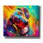  «Curious Dox» par Dean Russo, art mural sur toile, 30 po x 26 po
