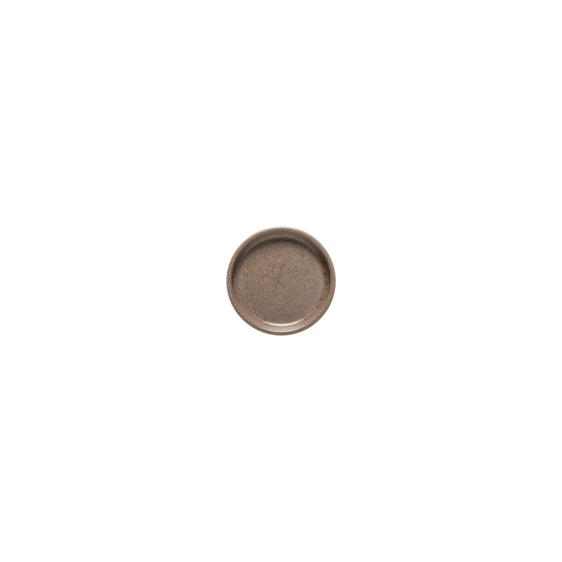 Assiette à hors-d'œuvre en grès 3,25 po Redonda, ensemble de 6, Chêne