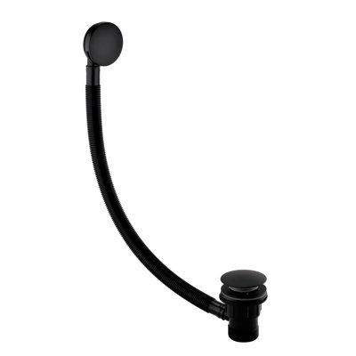Round Clicker Bathroom Sink Drain Waste with Overflow