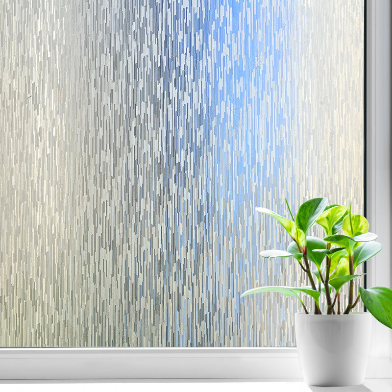 Geometric Pattern Decorative Window Decal, 23.6" H x 78" W