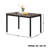 5-Piece Metal Dinette Set With Laminated Faux Marble Top-1874040391