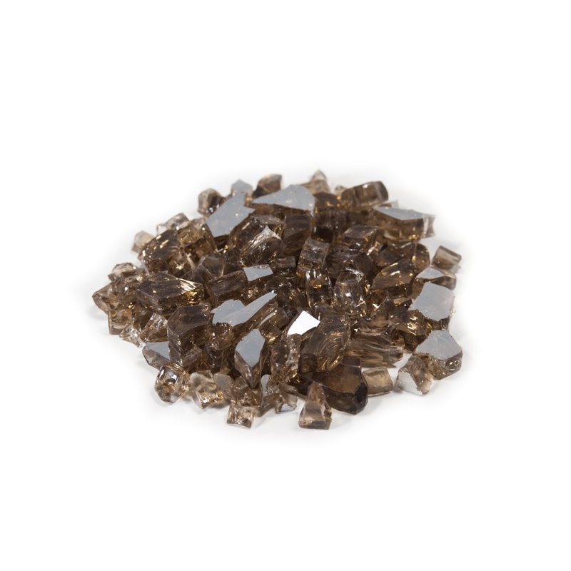 Accessoire de foyer d'extérieur en verre 0,25 po Dagan, Bronze, 1/2 po d'épaisseur