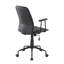 Chaise de bureau en similicuir noir-939926702