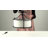 12" 3-Light Linen Flush Mount Ceiling Light Drum Fixture with Fabric Shade for Living Room Bedroom