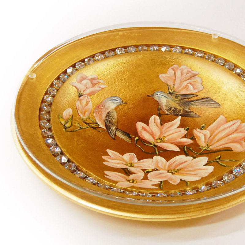 Agalma Handmade Wood Decorative Plate
