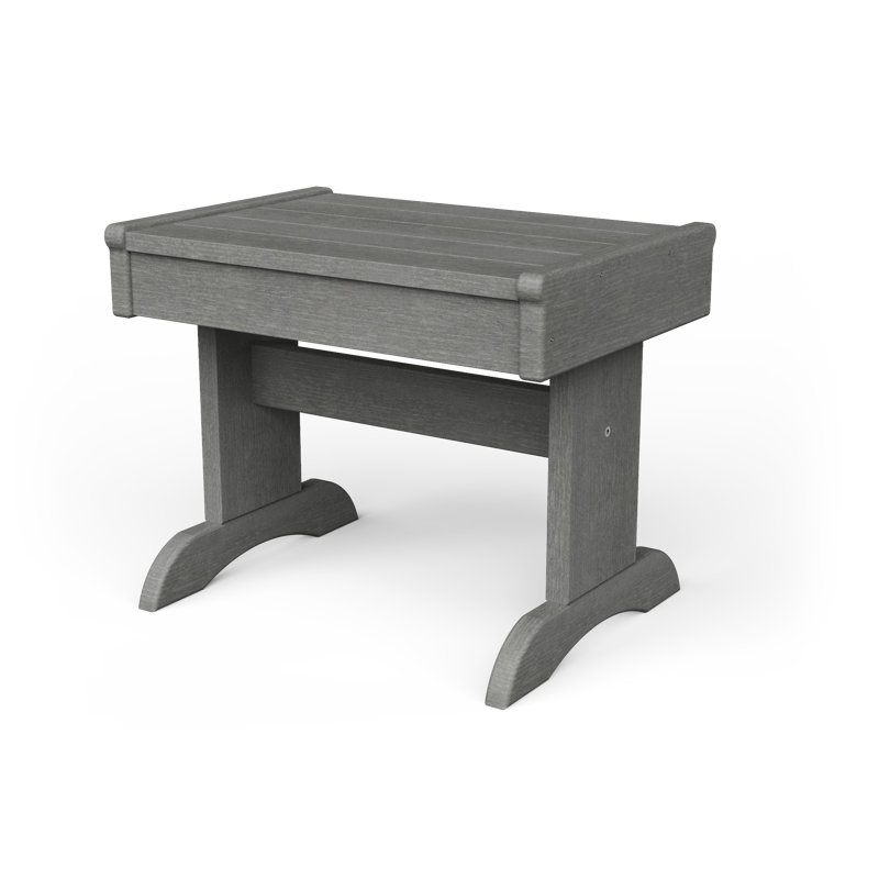 Table d'appoint Aatikah, Bois flottant gris