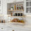 Rangement autoportant pour salle de bain 3 niveaux Zyshaun