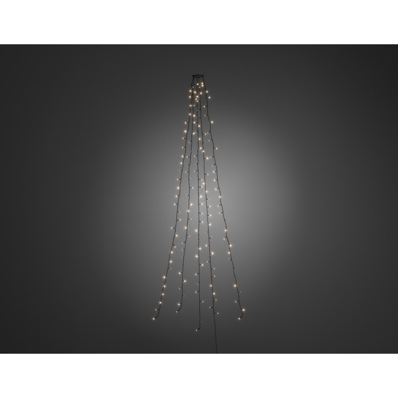 Christmas Tree Halo String Lights, 180cm H x 680cm W x 1cm D
