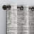 Sun Zero Parrish Distressed Grid Thermal Extreme 100% Blackout Grommet Curtain Panel-55980606-55980607