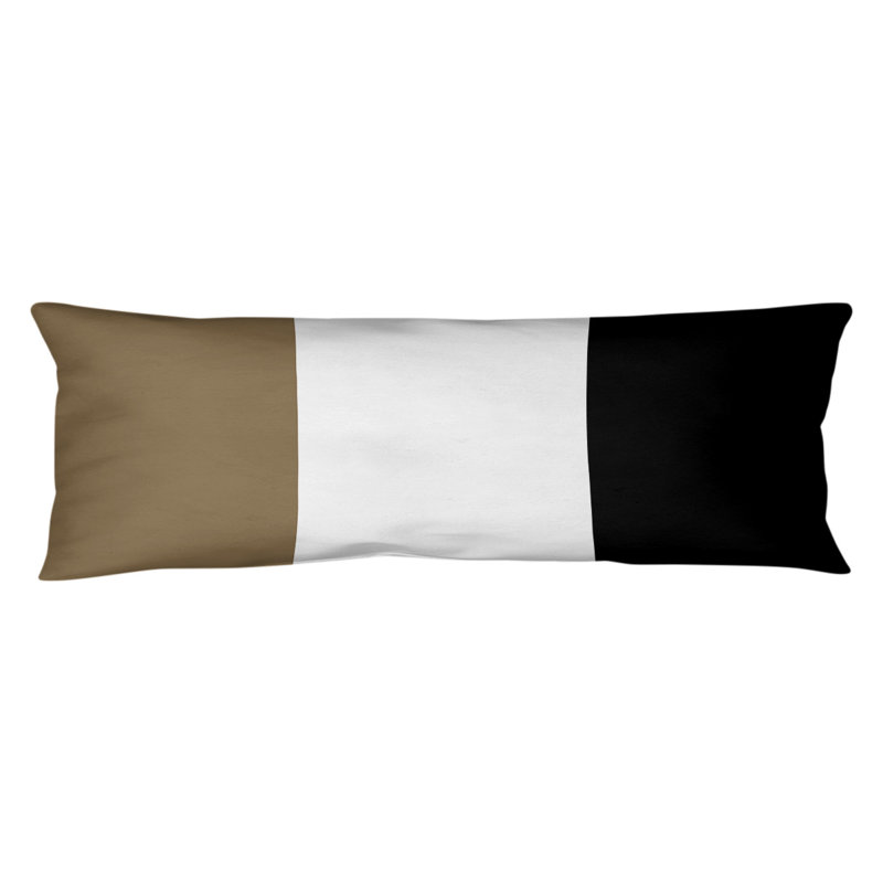 Polyester Medium Pillow, Gold/Black, Adairsville