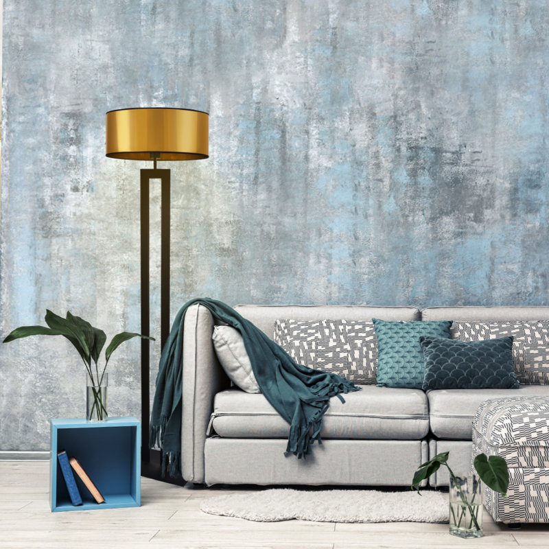 Umstead 162cm Traditional Floor Lamp, Gold