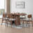 Firenze 7-Piece Sculptural Dining Room Set With Curved Back Chairs-1216318798-1223485427