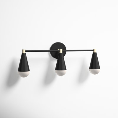 Akio 3 Light Dimmable Vanity Light