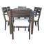 Ensemble repas d'extérieur en bois 7 pièces avec coussins 7 pièces-1505973575