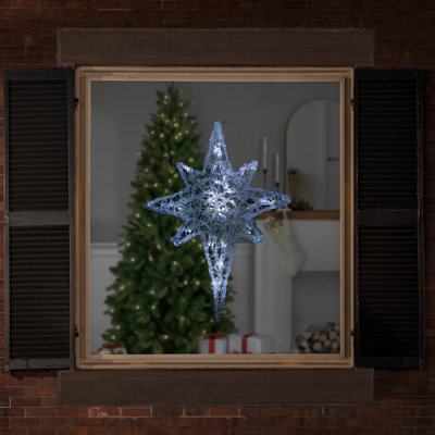 Twinkle Lighted Window Décor