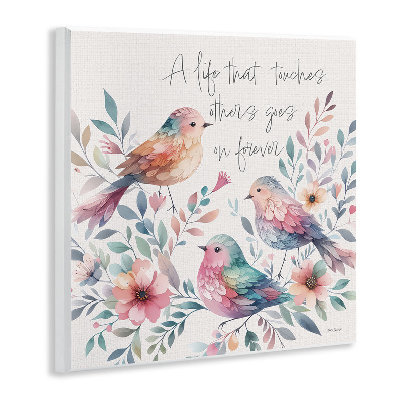 Art mural, "La vie qui touche les autres" par Nicole DeCamp