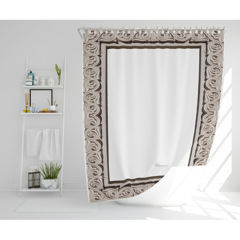 Fortson Polyester Shower Curtain Set, 168cm H x 168cm W