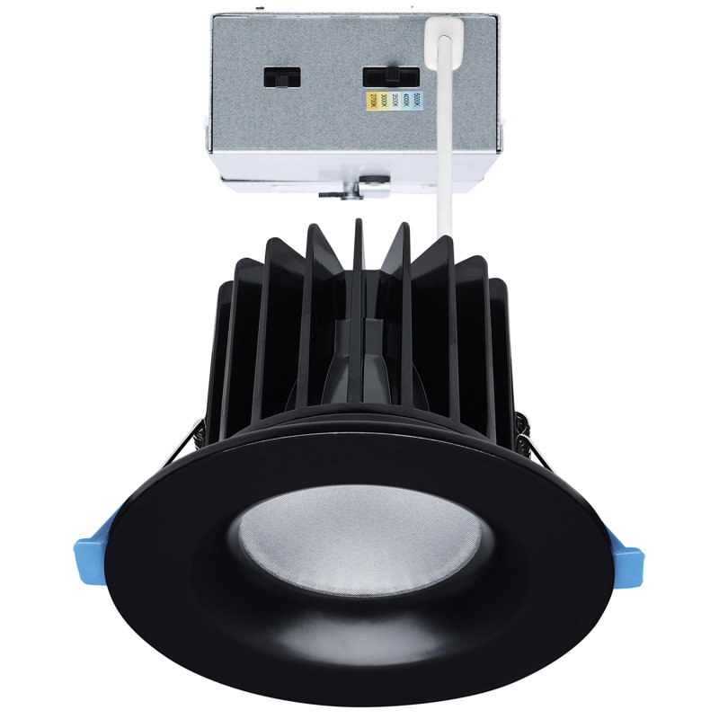 Projecteur à télécommande 16/20/24 watts à DEL Downlight 27K / 30K / 35K / 40K / 50K, Noir