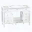 Meuble-lavabo autoportant de style vintage de 47,2 po avec 6 tiroirs et 2 portes seulement-137632566